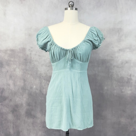 La Hearts Dresses & Skirts - Milkmaid Mini Dress Size Medium Coquette Cottage Feminine Romantic Summer Picnic